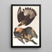 Caracara z Brazylii - John James Audubon — oprawiony obraz na ścianie
