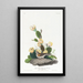 Bruant des prés - John James Audubon — oprawiony obraz na ścianie