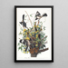 Moqueur - John James Audubon — oprawiony obraz na ścianie