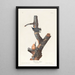 Sittelle à poitrine rousse - John James Audubon — oprawiony obraz na ścianie