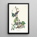 plamisty - John James Audubon — oprawiony obraz na ścianie