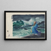 Un rishi déclenchant une tempête - John La Farge — oprawiony obraz na ścianie