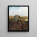 Studium jesienne Widok na Hanging Rock Newport R.I. - John La Farge — oprawiony obraz na ścianie