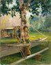 Portret Faase le Taupo lub Oficjalna Madonna z zatoki Fagaloa i jej Duenna Samoa - John La Farge — widok dzieła