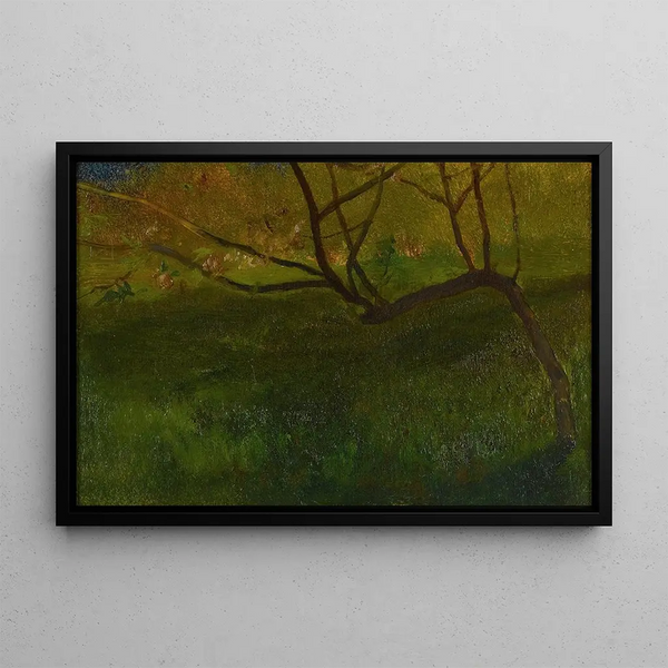 Studium jabłoni na wiosnę - John La Farge — oprawiony obraz na ścianie