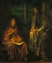 Wizyta Nikodema u Chrystusa - John La Farge — widok dzieła