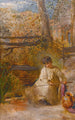 Chłopiec łowiący ryby - John Linnell — widok dzieła