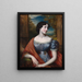 Mademoiselle Jane Puxley - John Linnell — oprawiony obraz na ścianie