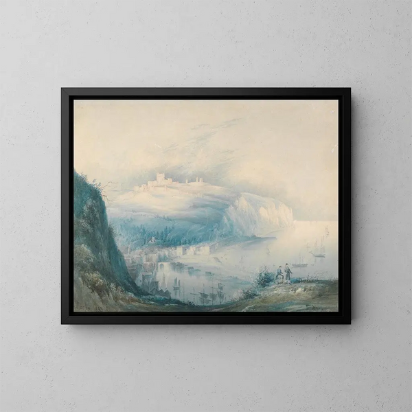 Douvres - John Martin — oprawiony obraz na ścianie