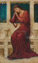 Kiedy smutek przychodzi latem - John Melhuish Strudwick — widok dzieła
