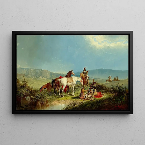 John Mix Stanley - Indians Playing Cards.webp