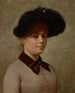 Portret Mary Gertrude Ethell Walker - John Ottis Adams — widok dzieła