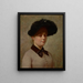Portret Mary Gertrude Ethell Walker - John Ottis Adams — oprawiony obraz na ścianie