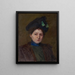 Portret Winifred Brady - John Ottis Adams — oprawiony obraz na ścianie