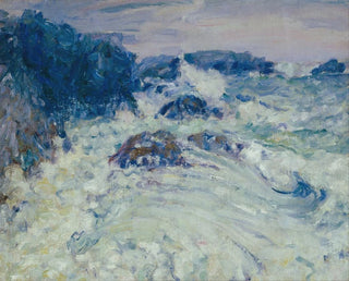Morze wzburzone w Morestil - John Peter Russell — widok dzieła