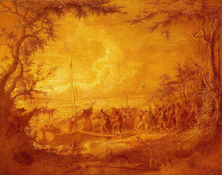 Embarquement à Communipaw - John Quidor — widok dzieła