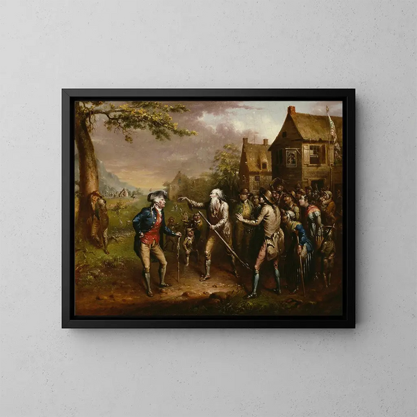 Rip Van Winkle - John Quidor — oprawiony obraz na ścianie