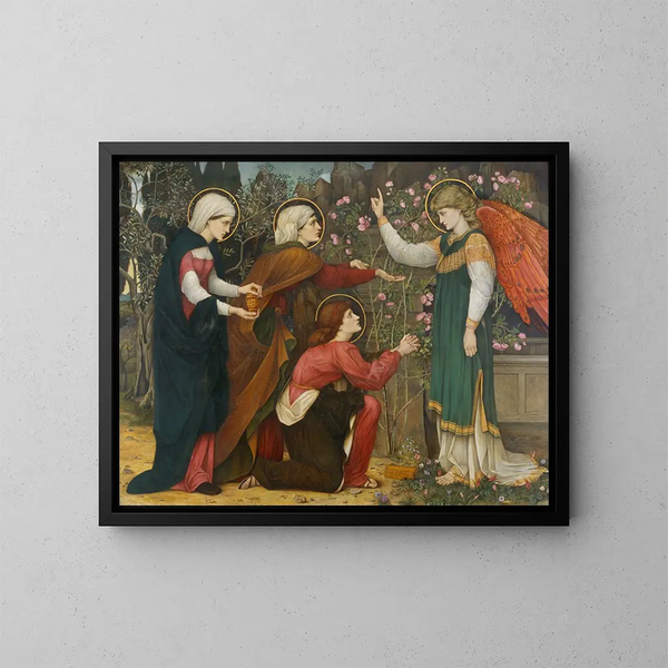 Dlaczego szukasz żywego wśród umarłych? Łukasz 24, 5 - John Roddam Spencer Stanhope — oprawiony obraz na ścianie