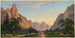 Dolina Yosemite, widok na zachód - John Ross Key — widok dzieła