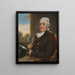 Portret Samuela Bucka (1745 - 1806) z Ulley Carnaby - John Russell — oprawiony obraz na ścianie