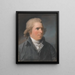 portretu szlachcica o imieniu Edmund Burke - John Russell — oprawiony obraz na ścianie