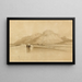 Kanał w Normandii - John Sell Cotman — oprawiony obraz na ścianie