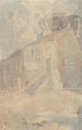 Stary budynek z oknem wykuszowym przekształcony w stodołę - John Sell Cotman — widok dzieła