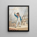 Karykatura marynarza - John Sell Cotman — oprawiony obraz na ścianie