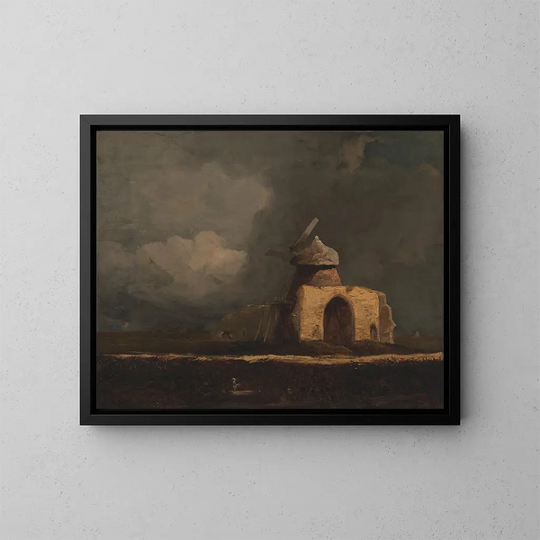 Opactwo Saint-Bénet - John Sell Cotman — oprawiony obraz na ścianie