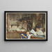 Jedna trattoria wenecka - John Singer Sargent — oprawiony obraz na ścianie