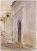 z łukowym portem - John Singer Sargent — widok dzieła