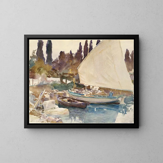 Statki - John Singer Sargent — oprawiony obraz na ścianie