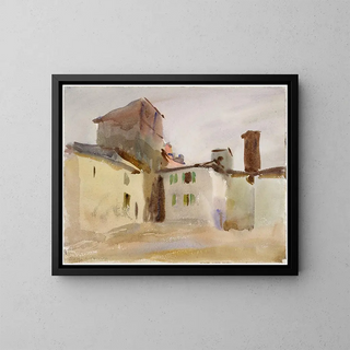 Borgo San Lorenzo - John Singer Sargent — oprawiony obraz na ścianie