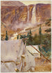 obozowiska i wodospadu - John Singer Sargent — widok dzieła