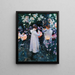 Œillet Lys Lys Róża - John Singer Sargent — oprawiony obraz na ścianie