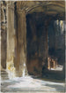 Wnętrze katedry - John Singer Sargent — widok dzieła