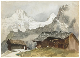 Chalets Breithorn à Mürren - John Singer Sargent — widok dzieła