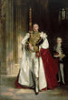 Charles Stewart szósty markiz Londonderry trzymający wielki miecz państwowy podczas koronacji - John Singer Sargent — widok dzieła