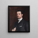 Cornelius Vanderbilt II - John Singer Sargent — oprawiony obraz na ścianie