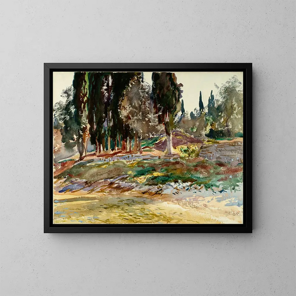 John Singer Sargent - Cypress Trees at San Vigilio Lake Garda.webp