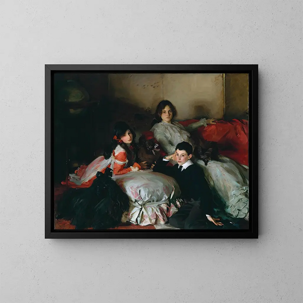 Essie Ruby i Ferdinand Wertheimer - John Singer Sargent — oprawiony obraz na ścianie