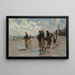 Rybacy ostryg w Cancale - John Singer Sargent — oprawiony obraz na ścianie