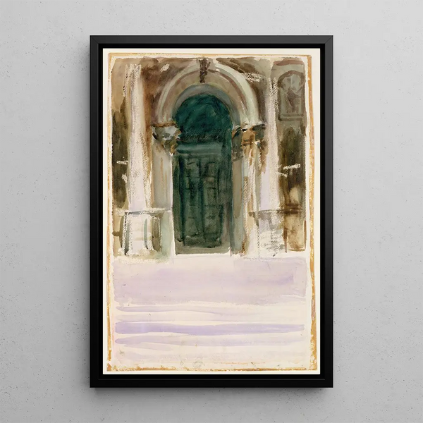 John Singer Sargent - Green Door Santa Maria della Salute.webp