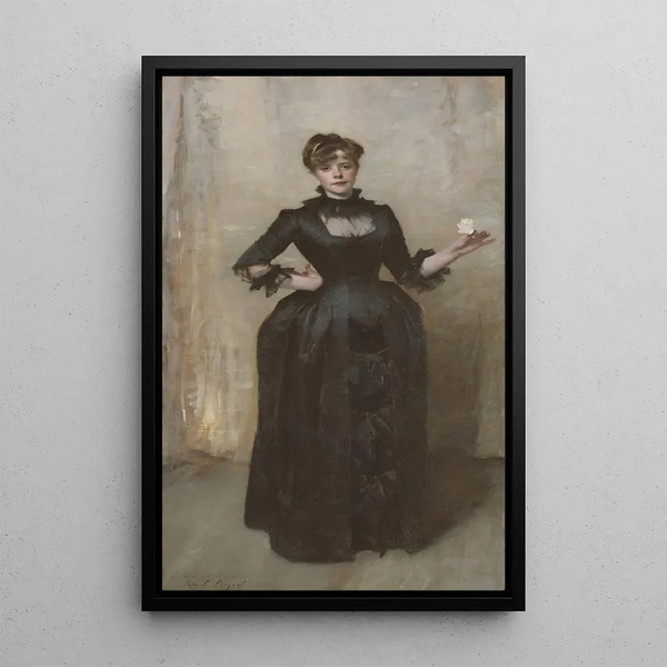John Singer Sargent - Lady With The Rose Charlotte Louise Burckhardt.webp