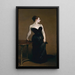 Madame X Madame Pierre Gautreau - John Singer Sargent — oprawiony obraz na ścianie