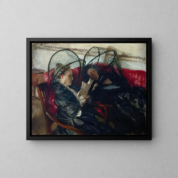 Moustiquaires - John Singer Sargent — oprawiony obraz na ścianie