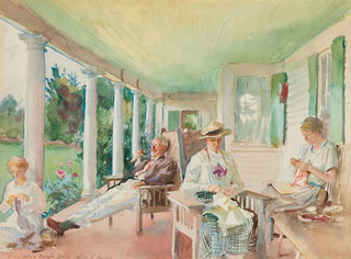 John Singer Sargent - On the Verandah.webp