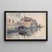 Ponte Panada Fondamenta Nuove Venise - John Singer Sargent — oprawiony obraz na ścianie