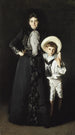 Portret pani Edward L Davis i jej syna Livingstona Davisa - John Singer Sargent — widok dzieła