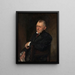 Portret Jamesa Whitcomba Rileya - John Singer Sargent — oprawiony obraz na ścianie
